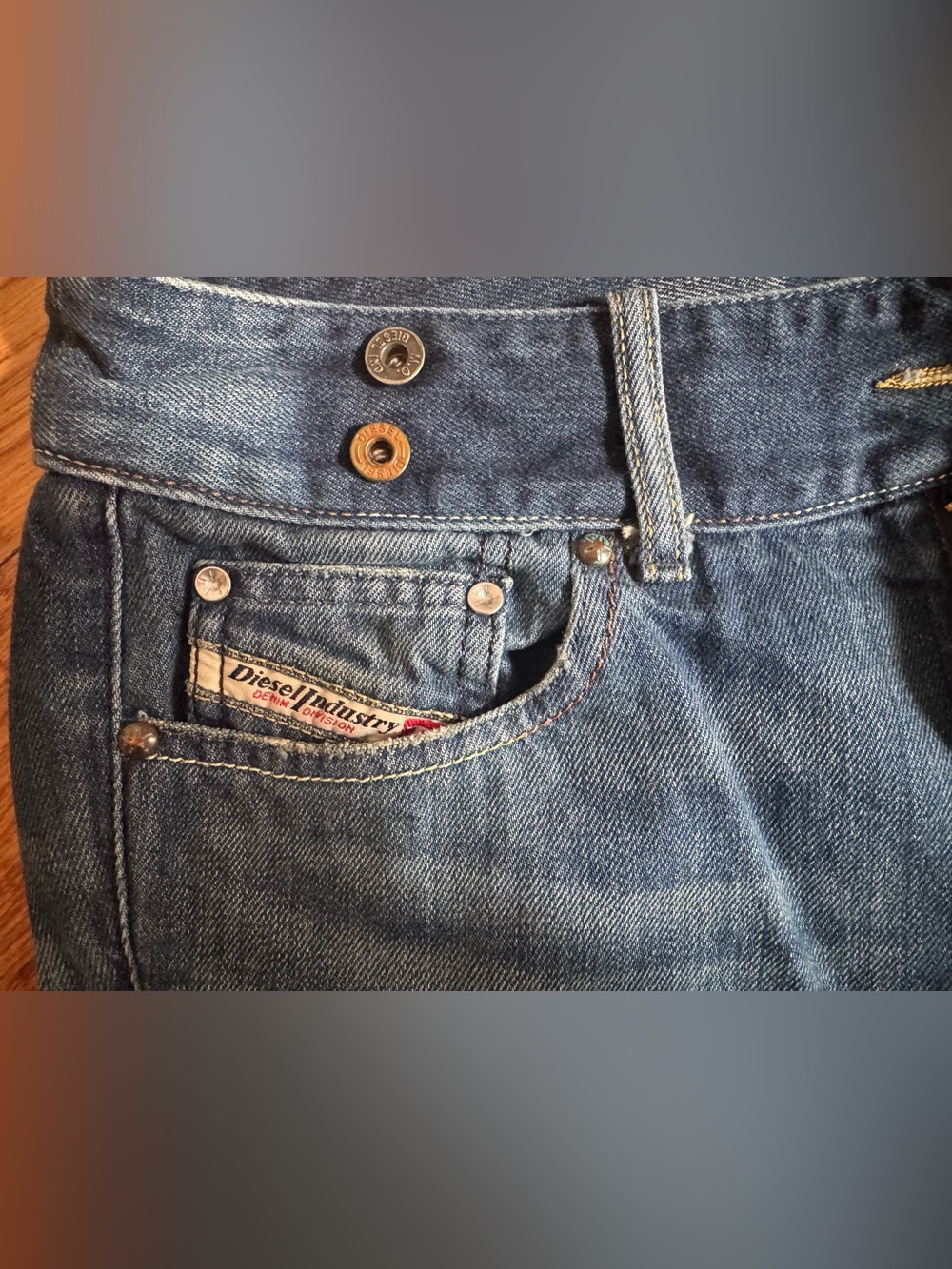 Diesel Y2K Blue Women's Low Rise Boot Cut Denim Jeans